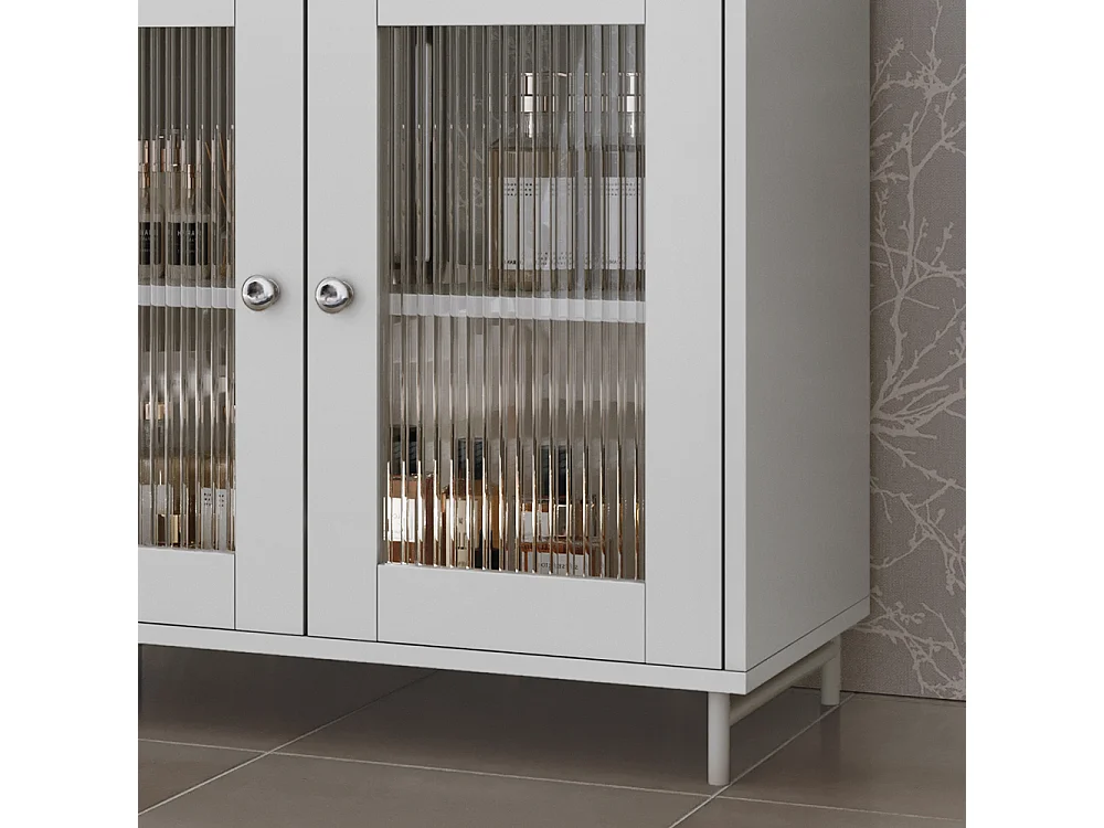 Meuble sous lavabo blanc 60x30x58 malte