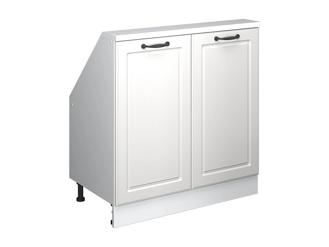 Armario de cocina para techo inclinado blanco casa de campo 80x46x81.6 r-line