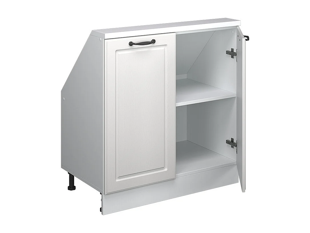Kitchen cabinet for sloping roofs white country house 80x46x81.6 r-line
