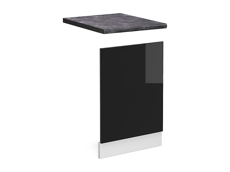 Panel frontal negro brillo intenso 45x1.6x57.2 r-line