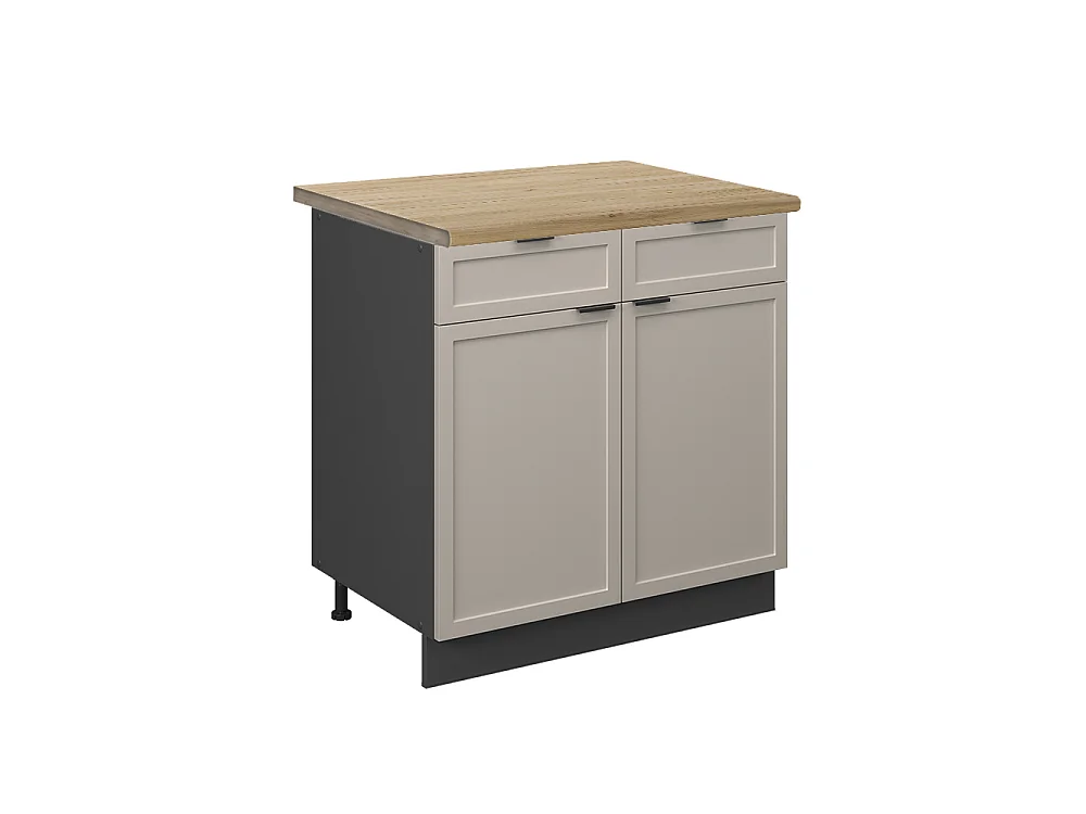 Meuble cuisine grisbeige 80x60x82 fame-line