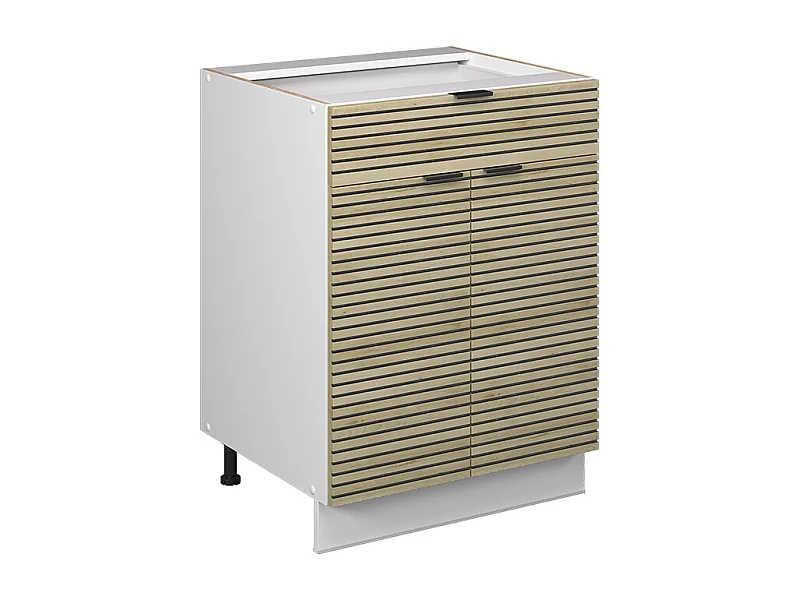 Meuble cuisine panneau en chêne 60x51.6x82 fame-line