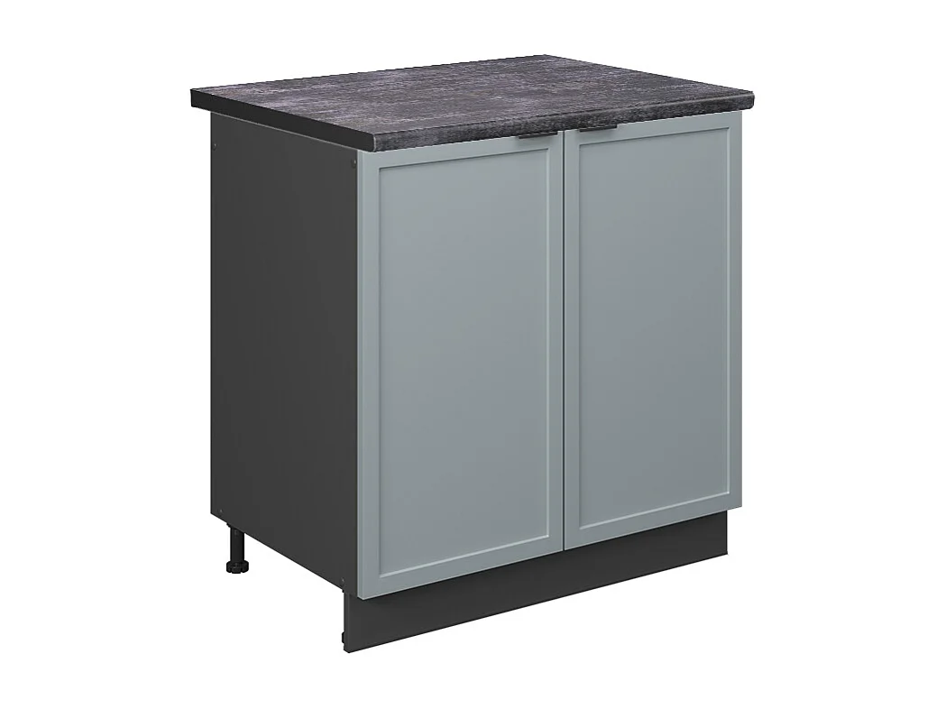 Wastafelkast licht blauw-grijs 80x60x82 fame-line