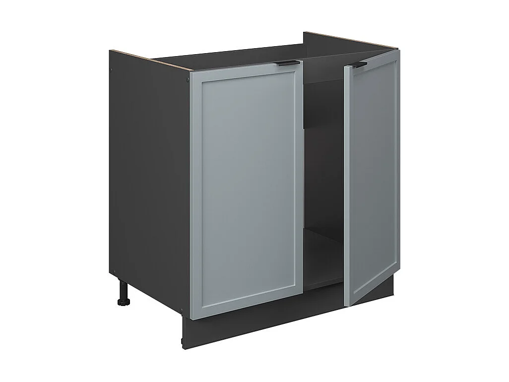 Wastafelkast licht blauw-grijs 80x60x82 fame-line