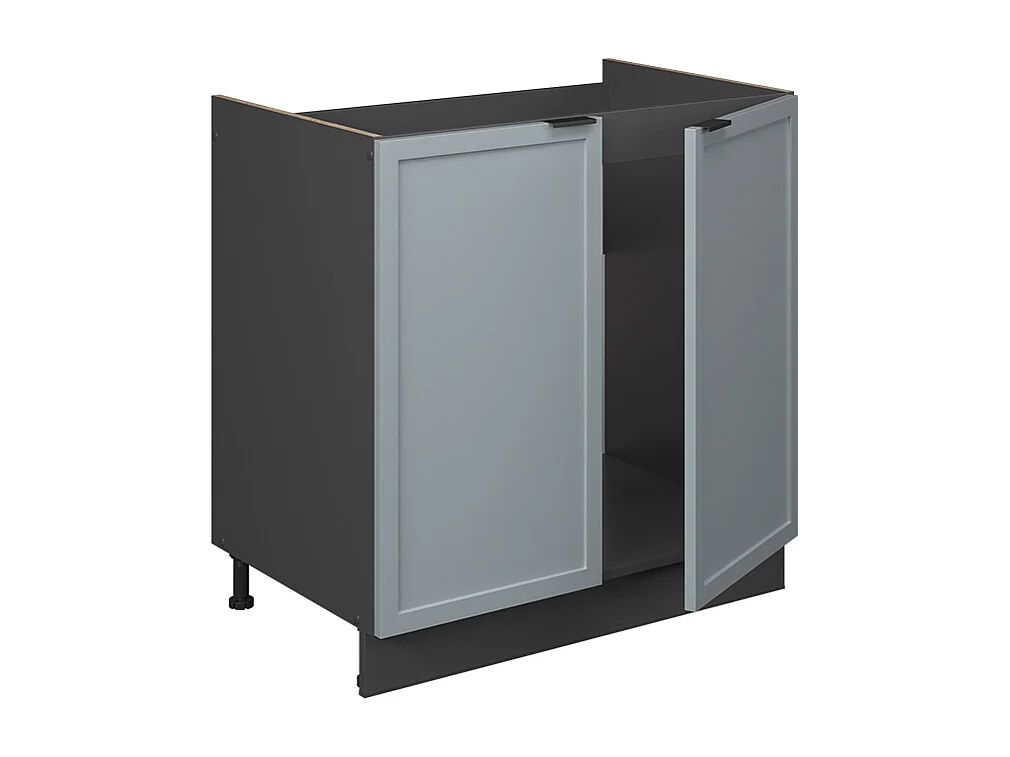 Wastafelkast licht blauw-grijs 80x60x82 fame-line