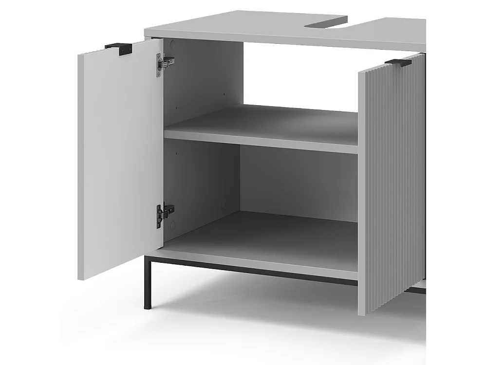 Szafka pod umywalkę szary 70x45.1x63 eliza