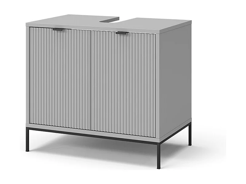 Waschtischunterschrank grau 70x45.1x63 eliza