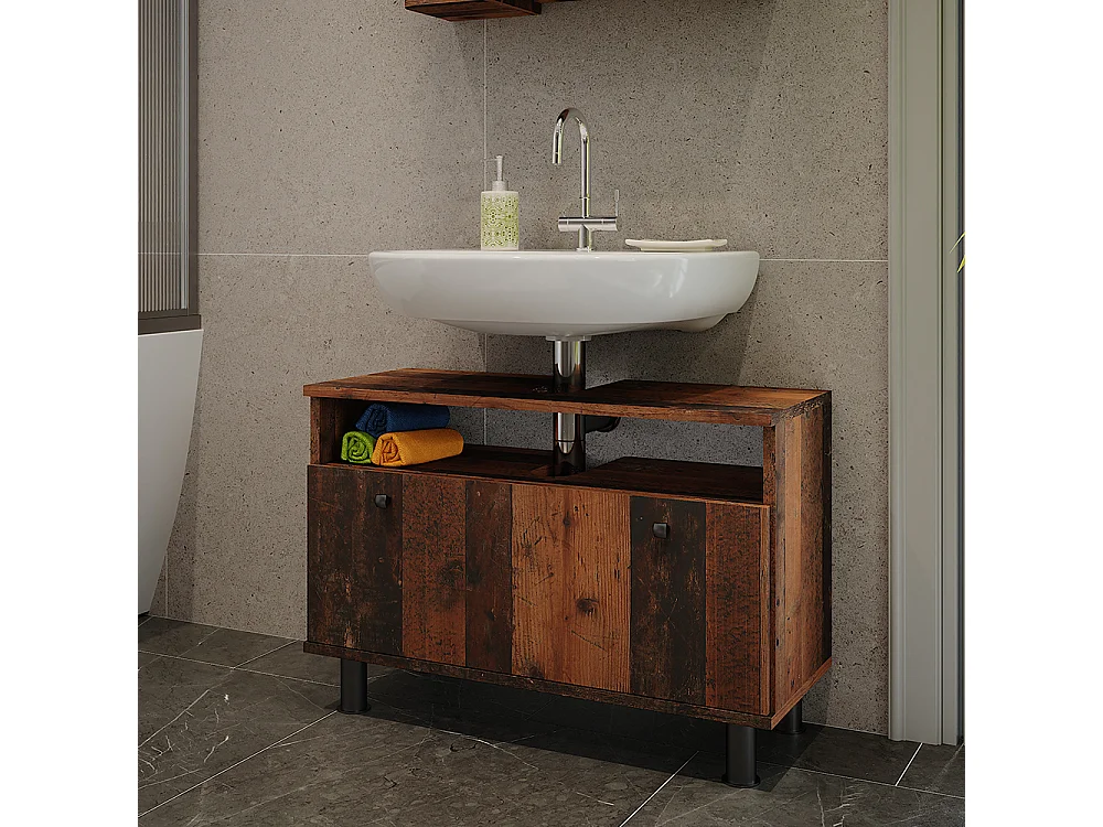 Mobiletto per lavabo oldstyle 80.2x32x54 fynn