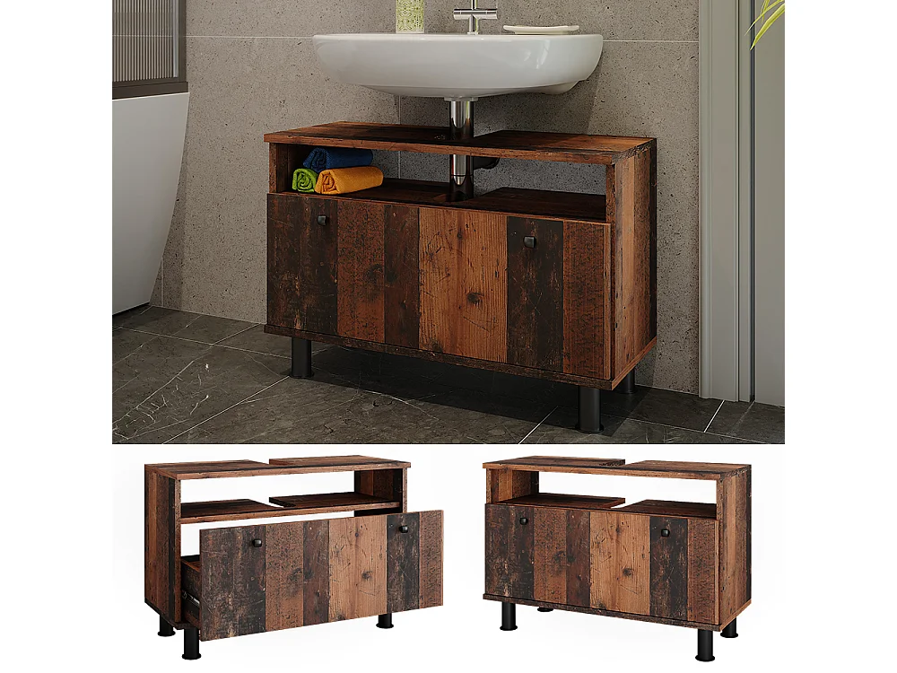 Mobiletto per lavabo oldstyle 80.2x32x54 fynn