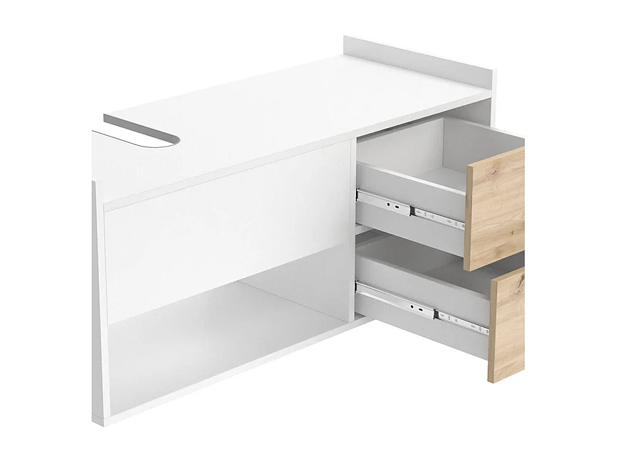 Mobile sottolavabo per bagno bianco 105x43.8x45 alf