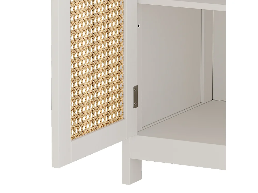 Meuble sous vasque simple blanc 60x35x58 rosario