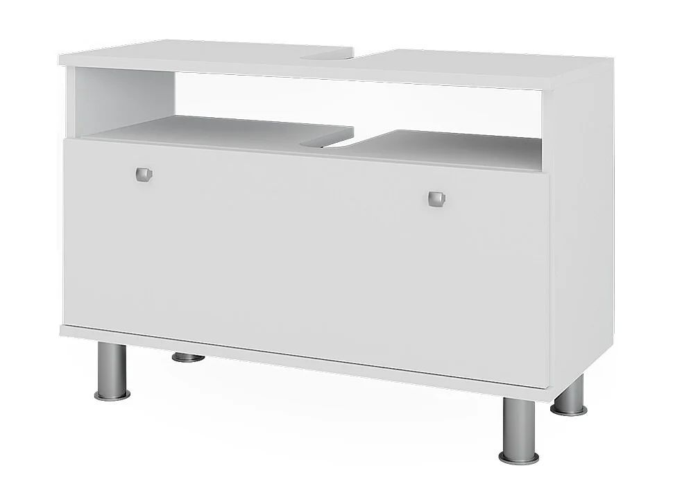 Mobiletto per lavabo bianco 80.2x32x54 fynn