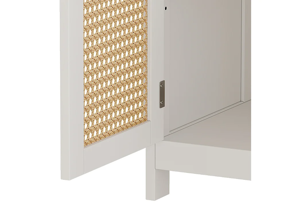 Meuble vasque simple blanc 60x30x60 rosario