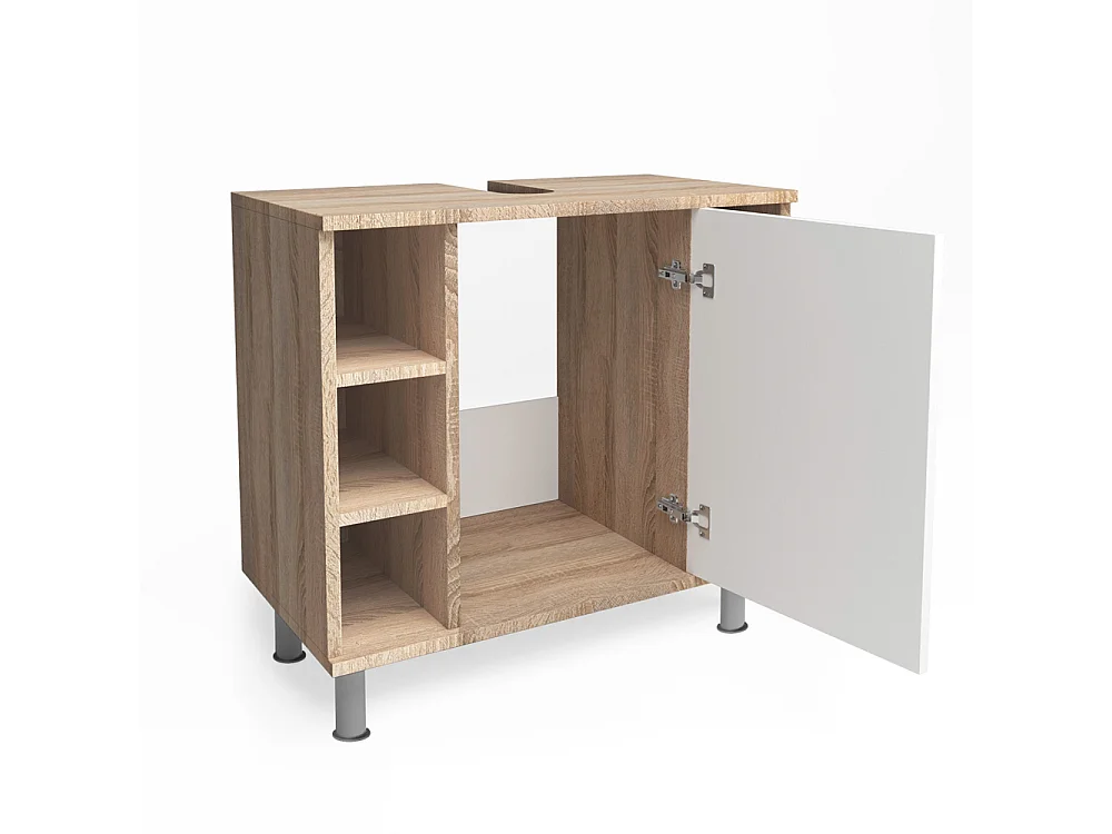Meuble sous vasque simple sonoma 60x32x54 fynn