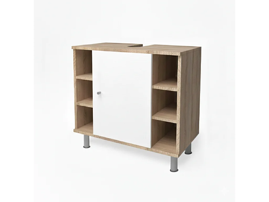 Meuble sous vasque simple sonoma 60x32x54 fynn