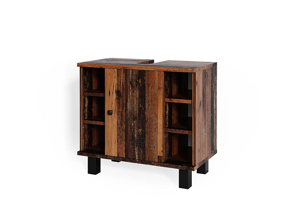 Szafka pod umywalkę drewno antyczne 60x32x54 fynn