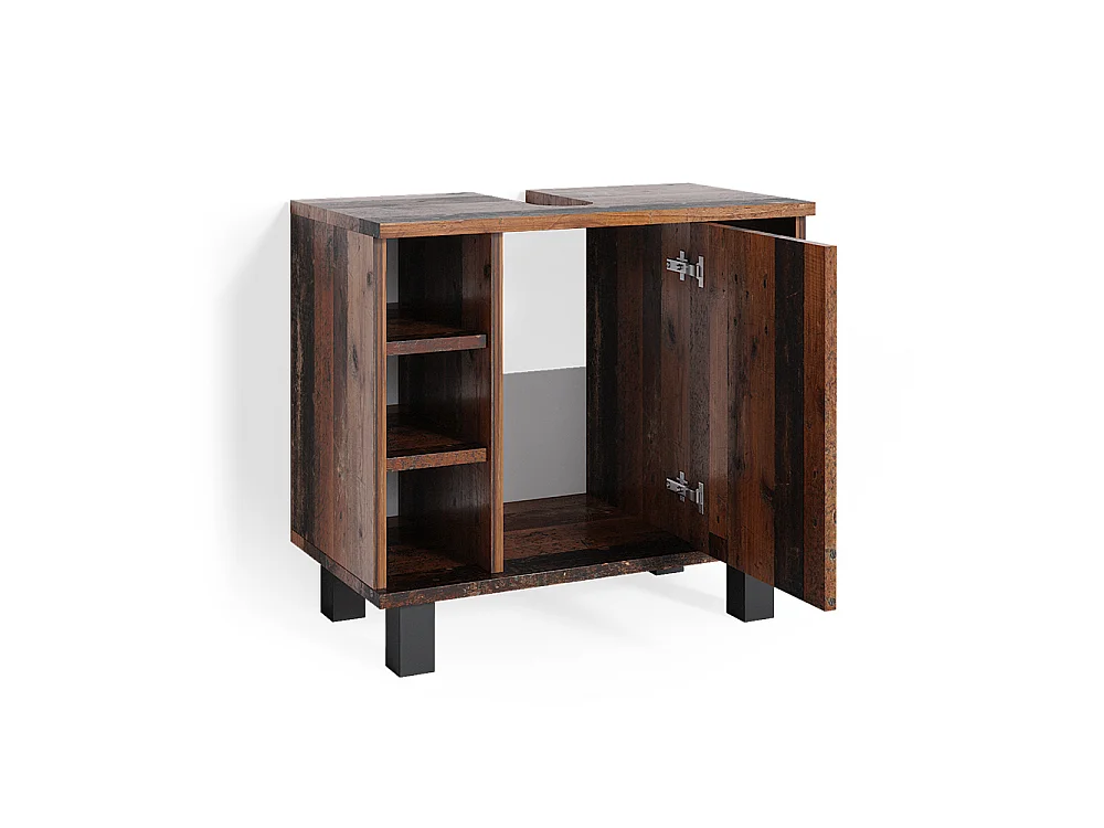 Szafka pod umywalkę drewno antyczne 60x32x54 fynn