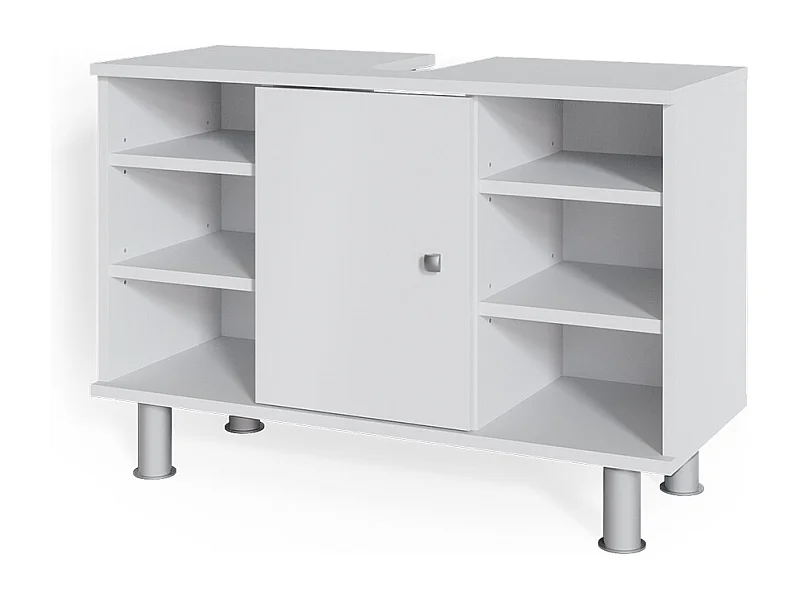Szafka pod umywalkę biały 80x32x54 fynn