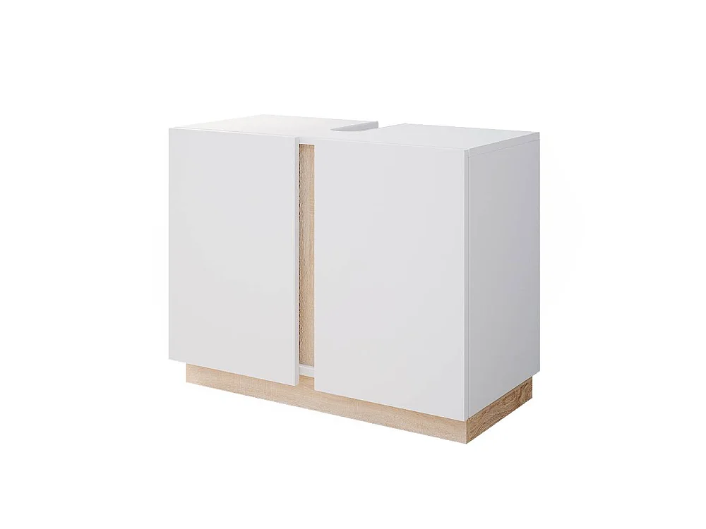 Szafka pod umywalkę biały 70.4x34.6x55.5 gloria
