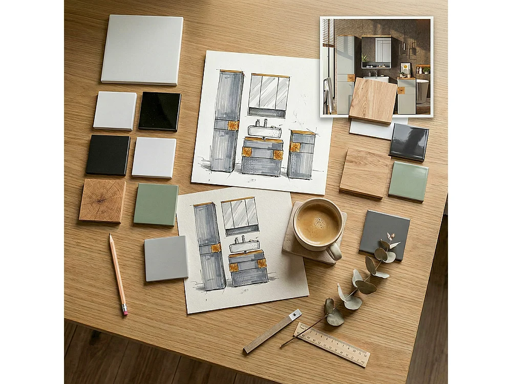 Szafka pod umywalkę biały 73.1x37x64 eden