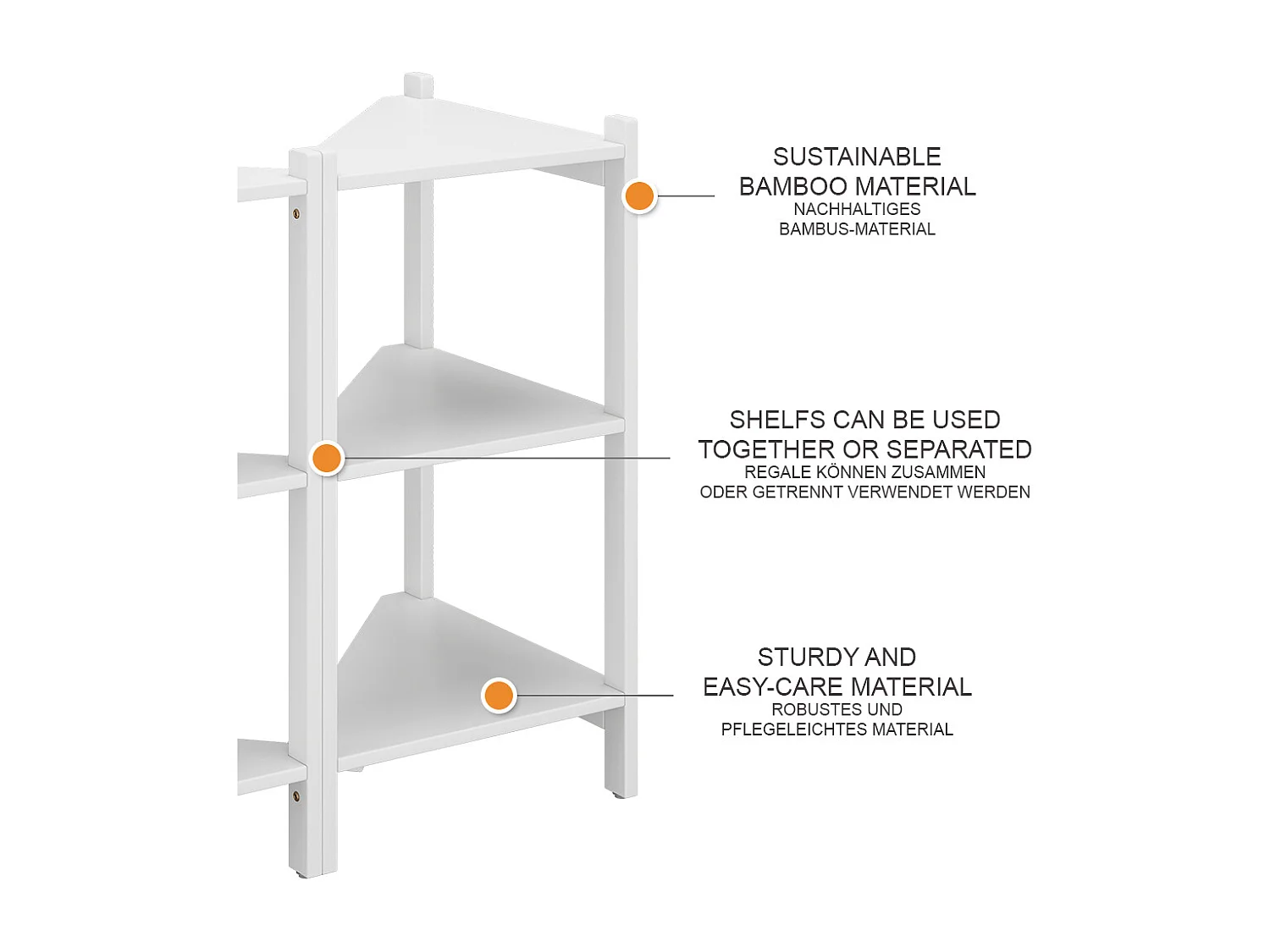 Meuble sous-lavabo blanc 68x33.5x60.5 zeno