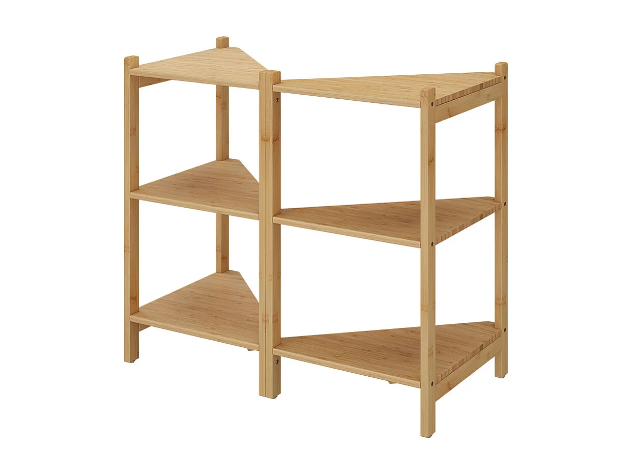 Mueble bajo lavabo bambú 68x33.5x60.5 zeno