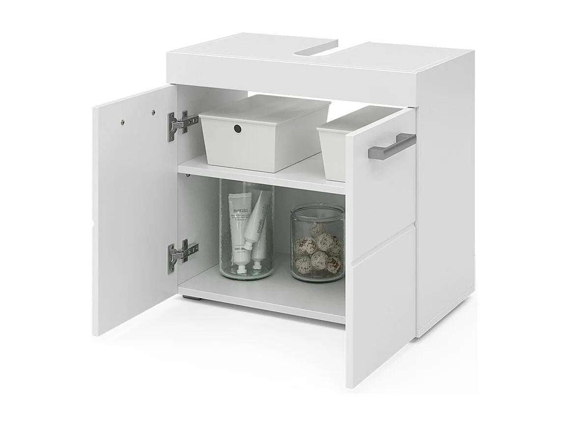 Waschbeckenunterschrank weiß 60x34x56 luna