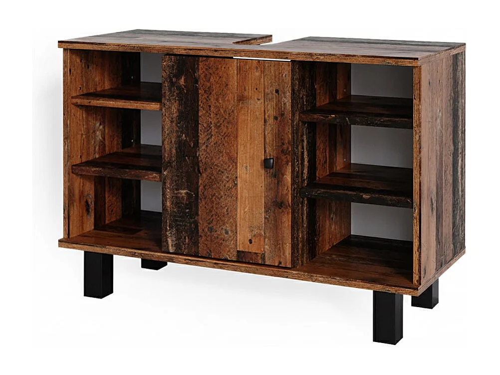 Szafka pod umywalkę drewno antyczne 80x32x54 fynn