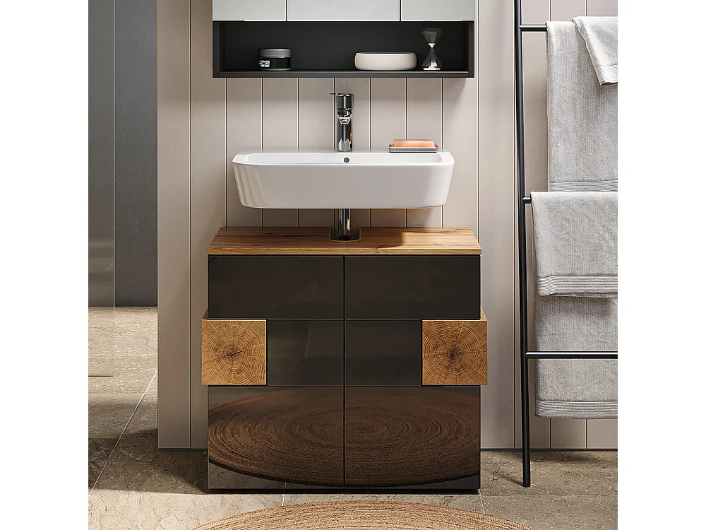 Szafka pod umywalkę antracyt 73.1x37x64 eden