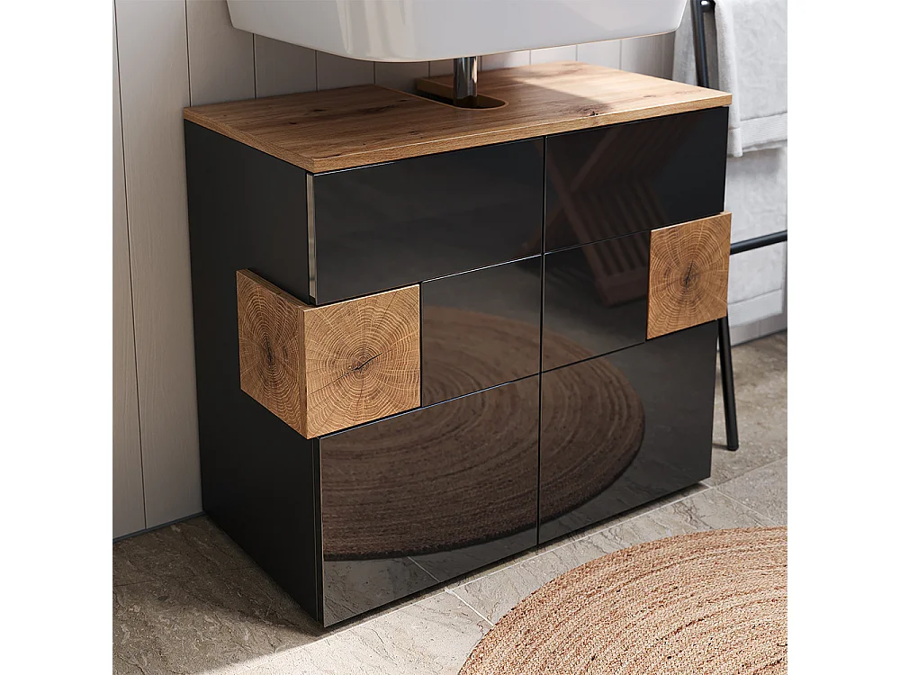 Szafka pod umywalkę antracyt 73.1x37x64 eden