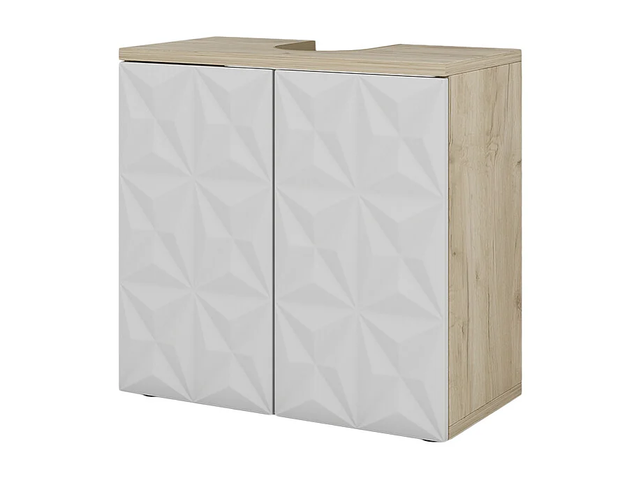 Mueble bajo lavabo blanco 60x30x57 edge