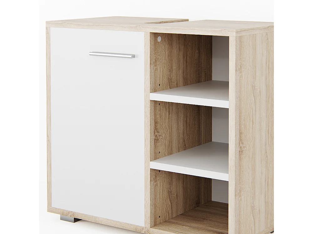 Meuble sous vasque simple sonoma 60x31.1x55.6 perry