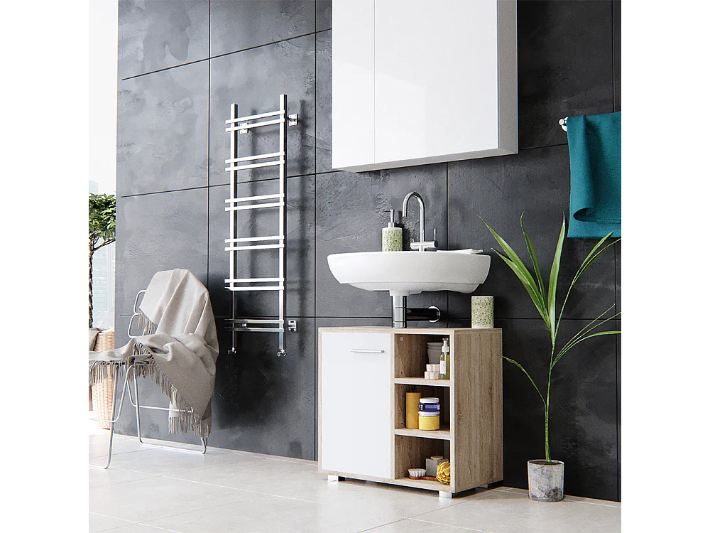 Mueble bajo lavabo sonoma 60x31.1x55.6 perry