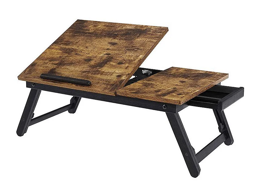 Biurko na laptopa do łóżka lub sofy z regulowanym, odc