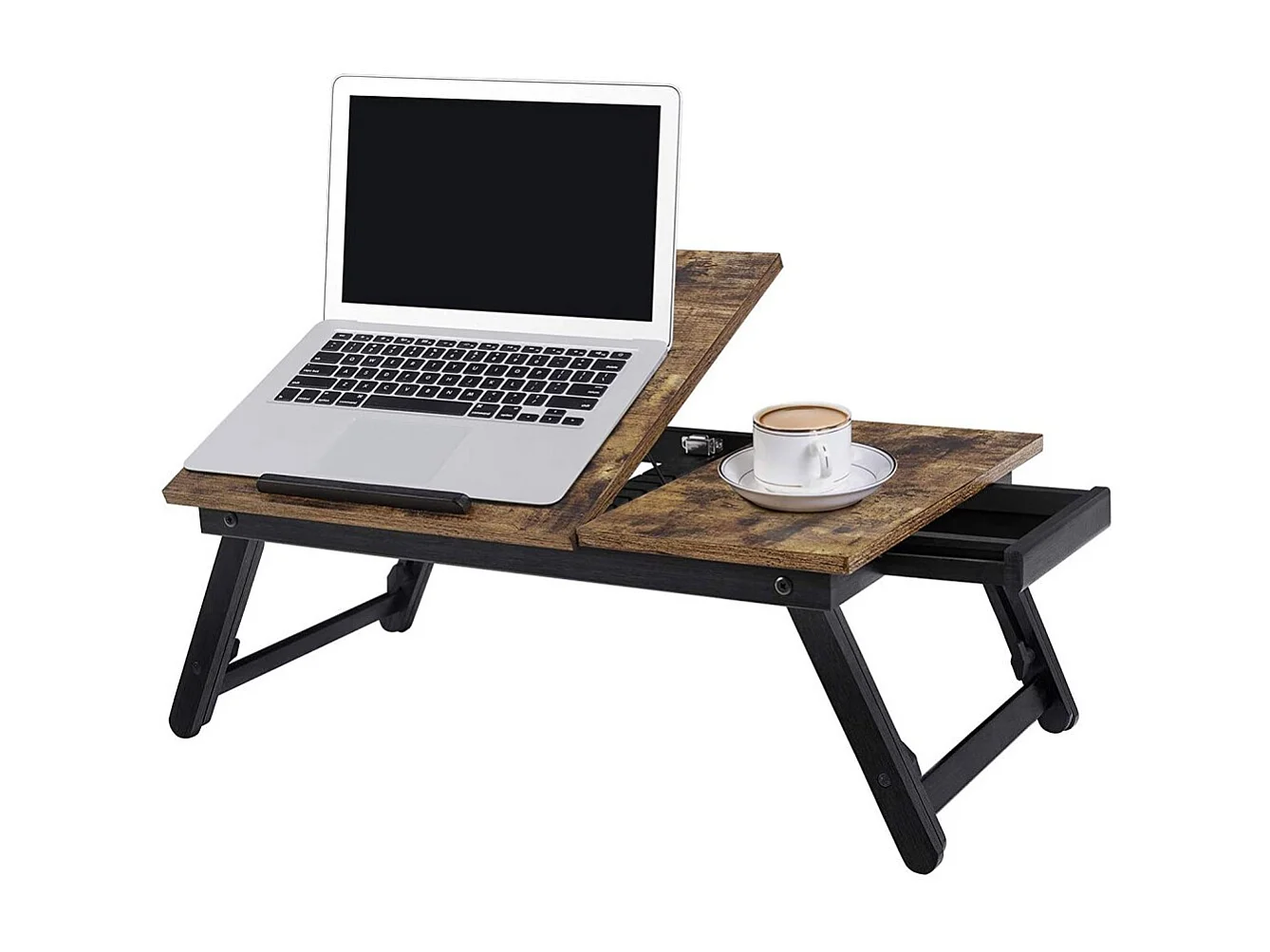 Biurko na laptopa do łóżka lub sofy z regulowanym, odc