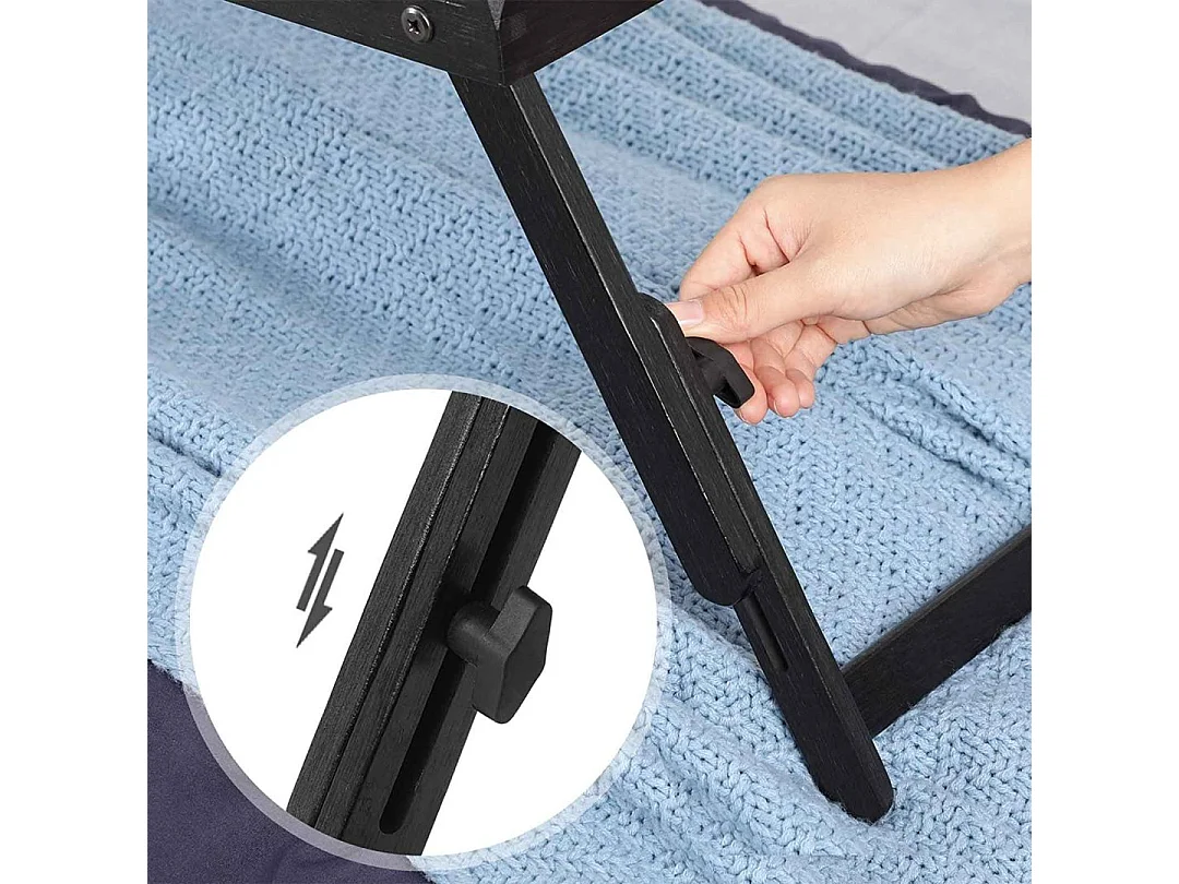 Biurko na laptopa do łóżka lub sofy z regulowanym, odc