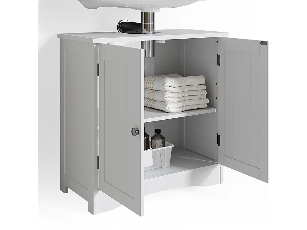 Waschbeckenunterschrank weiß 60x30x60 bianco