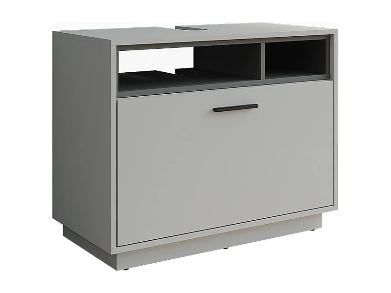 Ijdelheidseenheid grijs/antraciet 80x35x64 beatrice