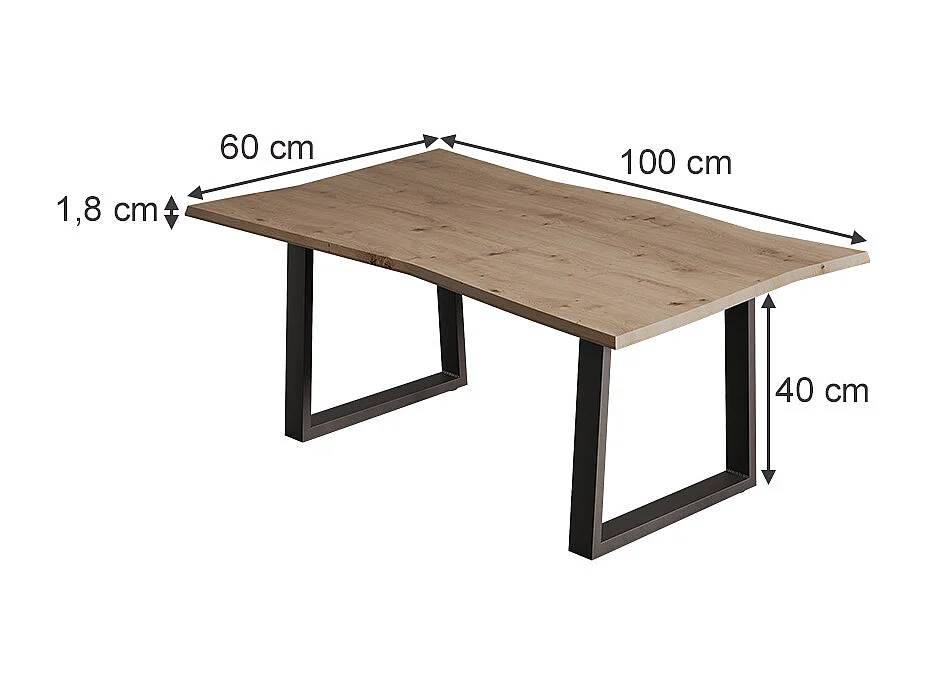 Couchtisch artisan 100x60x40 yan