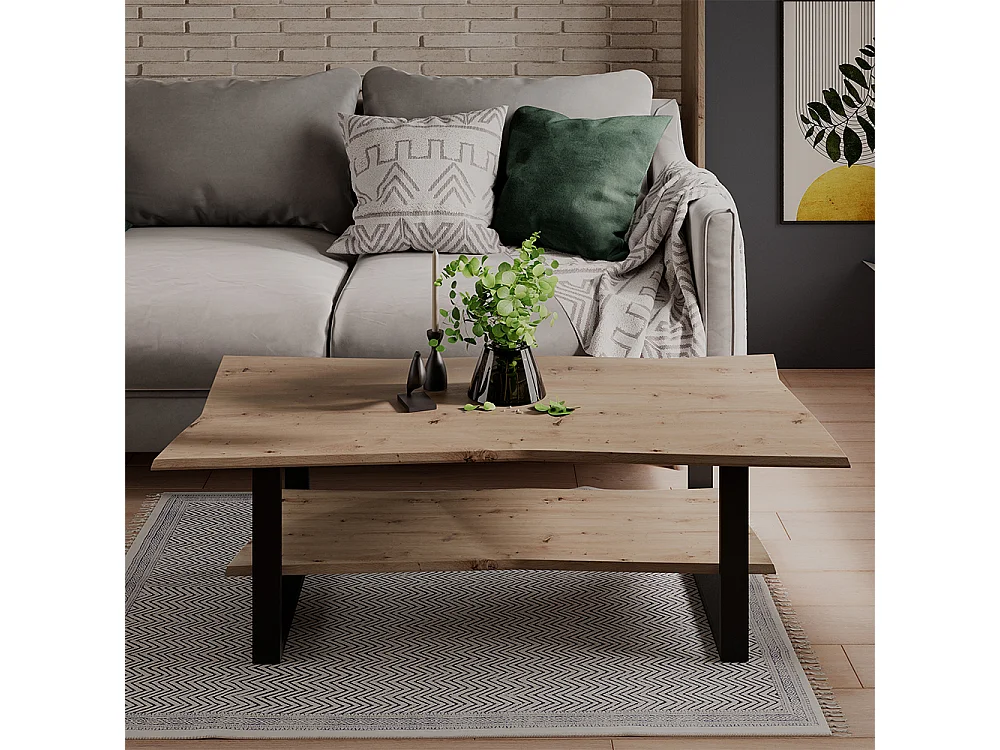 Table basse artisan 120x60x40 yan