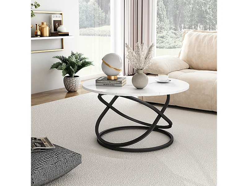 Mesa de centro blanco 79.5x62x46 calgary