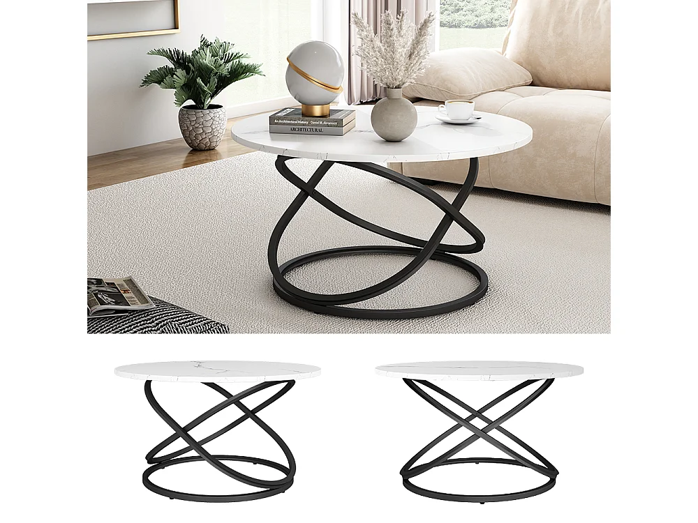 Mesa de centro blanco 79.5x62x46 calgary