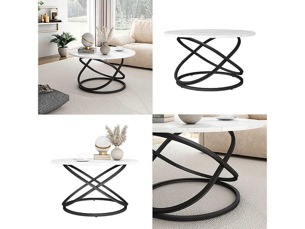 Mesa de centro blanco 79.5x62x46 calgary