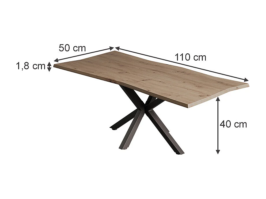 Couchtisch artisan 110x50x40 yan