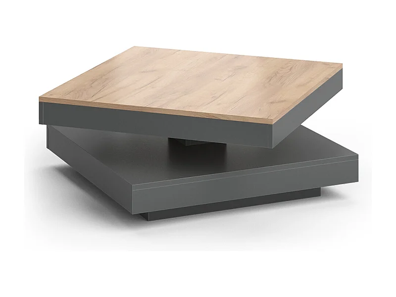 Couchtisch anthrazit 70x70x34 elias