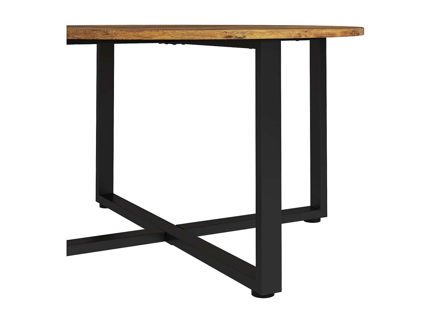 Tavolino da caffè legno antico 80x80x47 fyrk