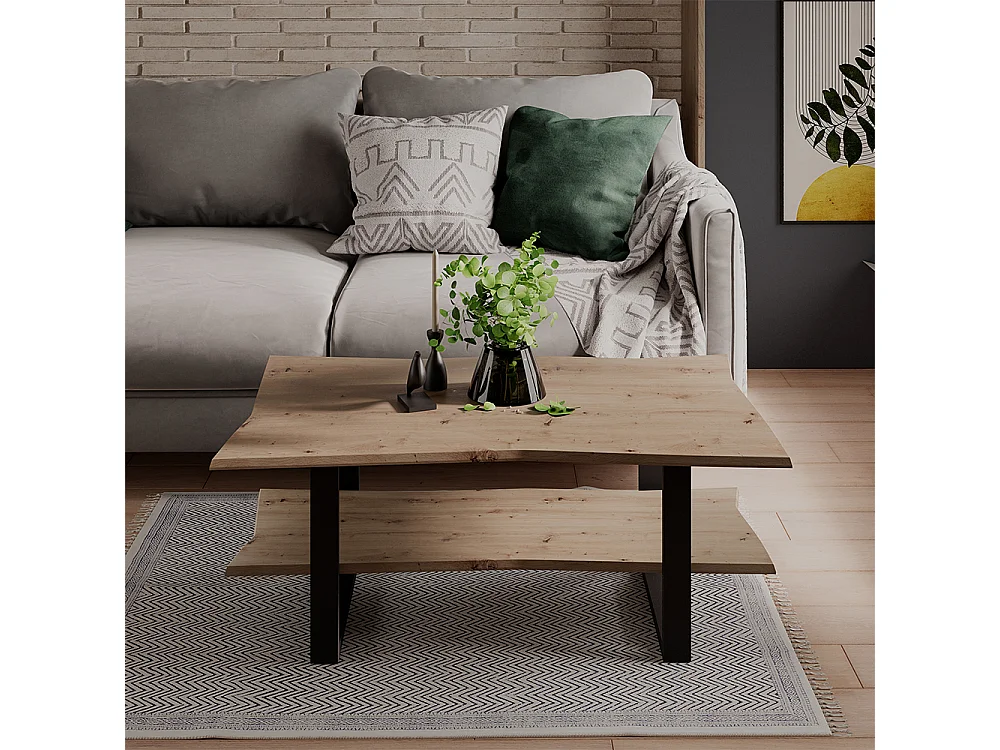 Table basse artisan 100x60x40 yan