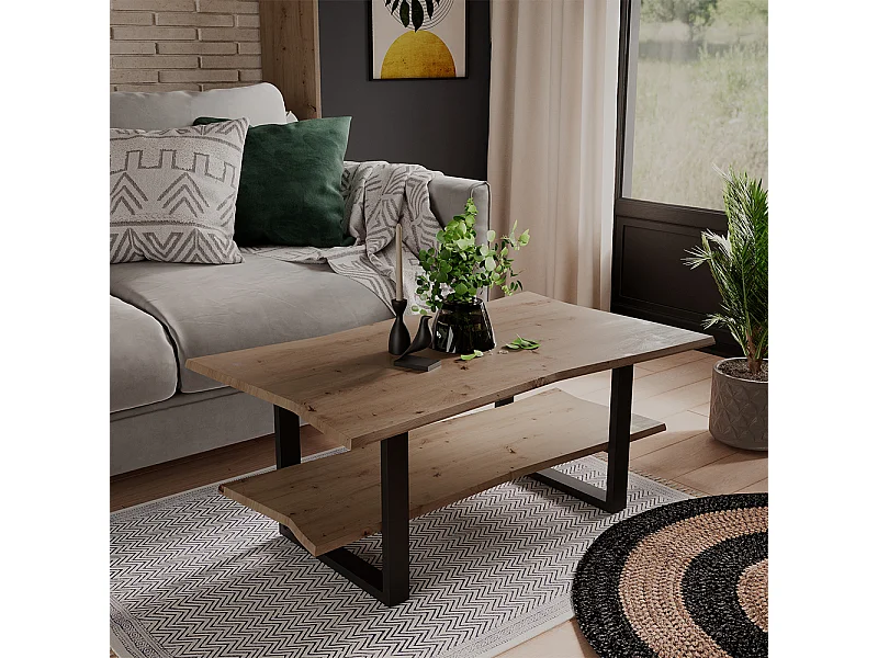 Table basse artisan 100x60x40 yan