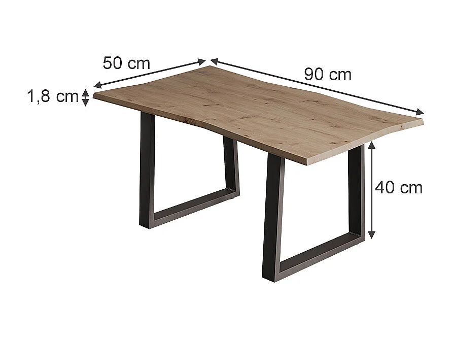 Couchtisch artisan 90x50x40 yan
