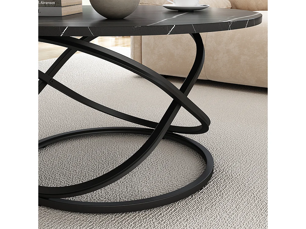 Table basse noir 79.5x62x46 calgary